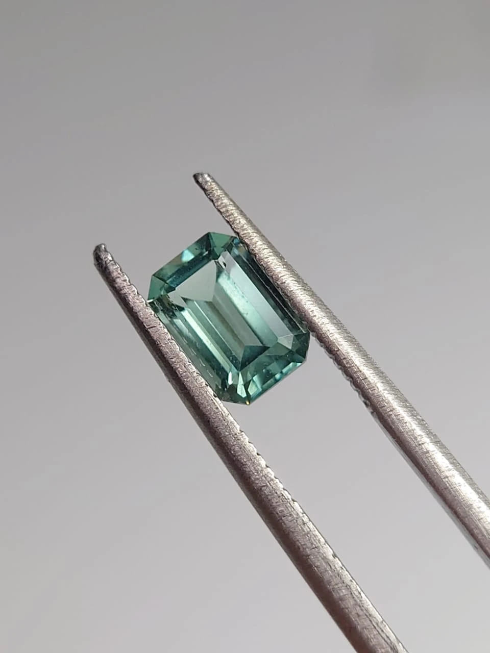 0.86ct Lagoon Blue Tourmaline Cushion Cut Gemstone from Afghanistan — view 3